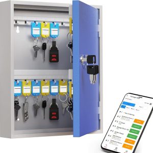 Key Lock Box with Key Management App, Wall Mount