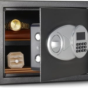 Steel Security Safe with Electronic Keypad, 0.5 Cu Ft
