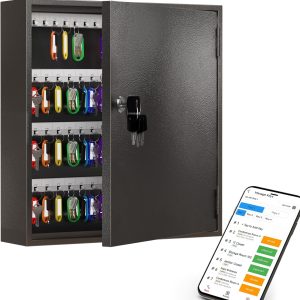 Key Lock Box with Key Management System & Wall Mount