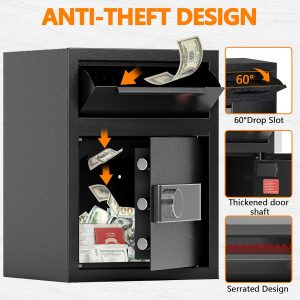 Fireproof Front Drop Safe with Digital Lock