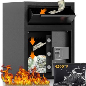 Fireproof Front Drop Safe with Digital Lock